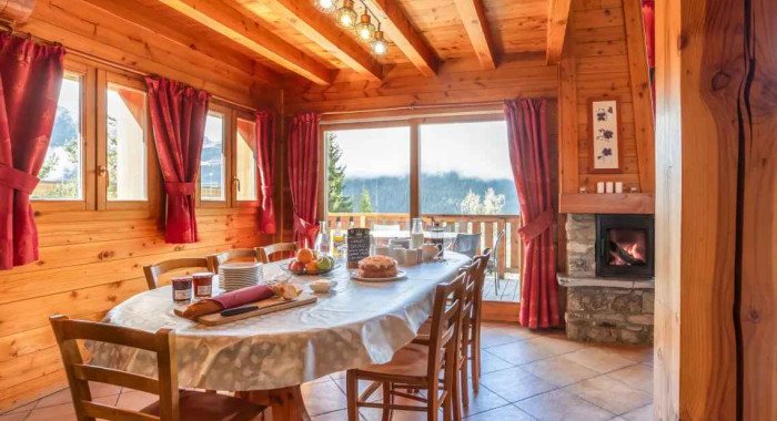 Chalet Dahu, Les Arcs: Plan Peisey ski chalet, image 2